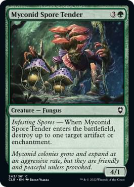 Myconid Spore Tender, CLB, 243, NM, Foil