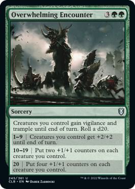 Overwhelming Encounter, CLB, 245, NM, Foil