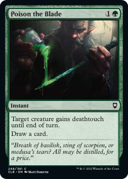 Poison the Blade, CLB, 248, NM