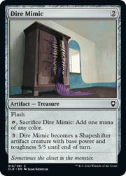 Dire Mimic, CLB, 310, NM, Foil
