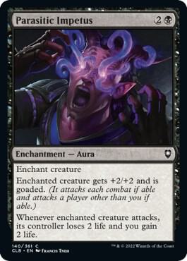 Parasitic Impetus, CLB, 140, NM, Foil