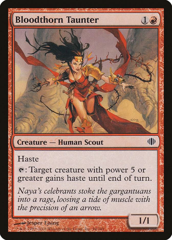 Bloodthorn Taunter, ALA, 94, NM, Foil