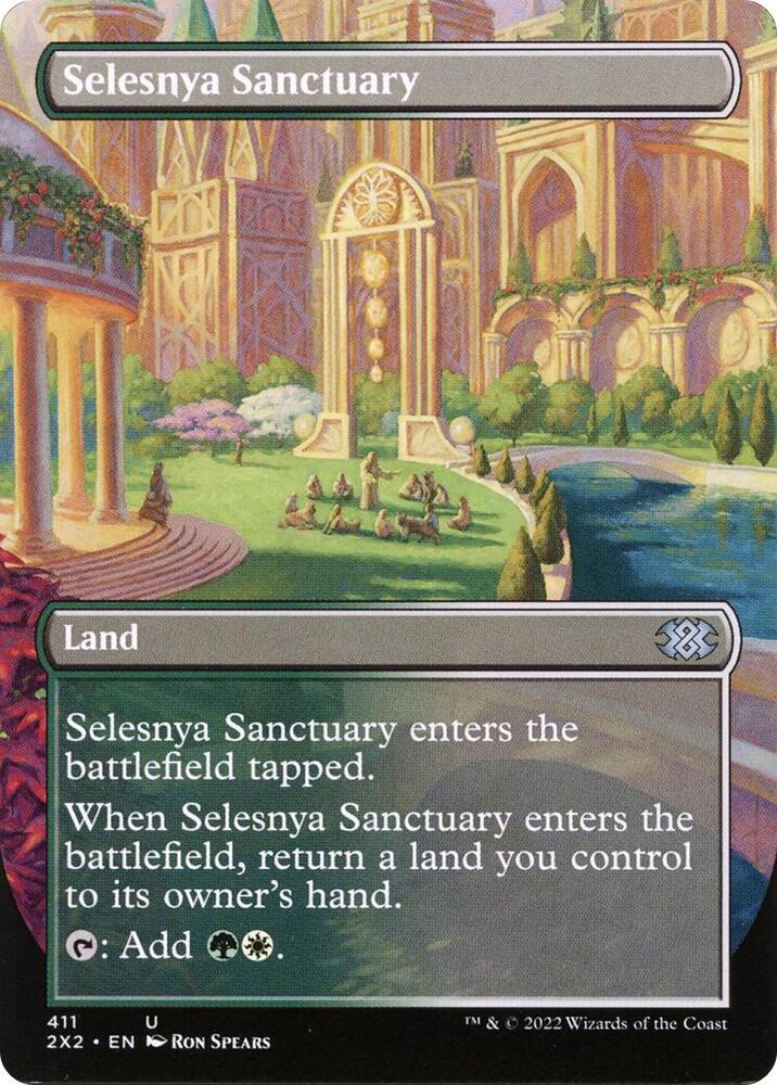 Selesnya Sanctuary (Borderless), 2X2, 411, NM