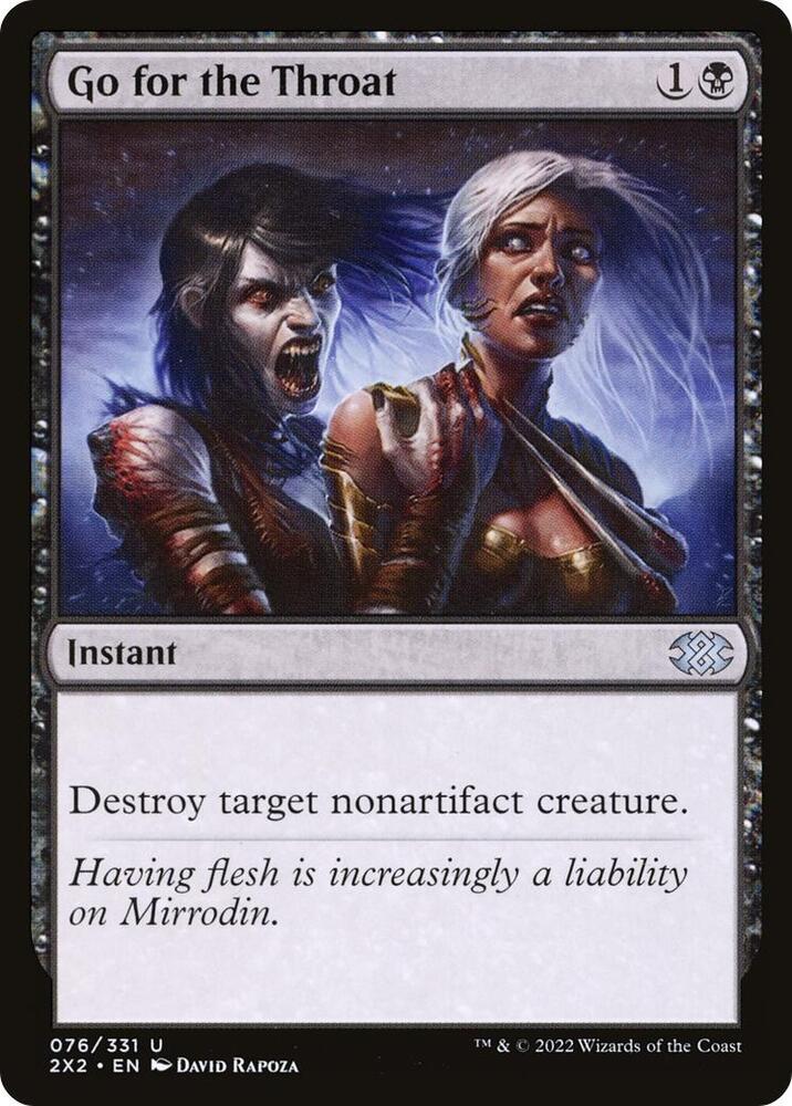 Go for the Throat, 2X2, 76, NM