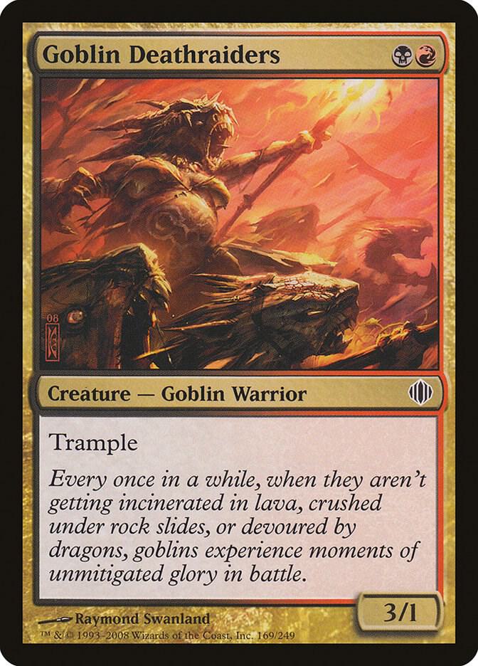 Goblin Deathraiders, ALA, 169, NM, Foil