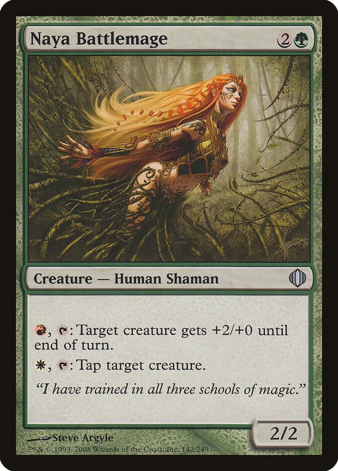Naya Battlemage, ALA, 142, NM, Foil