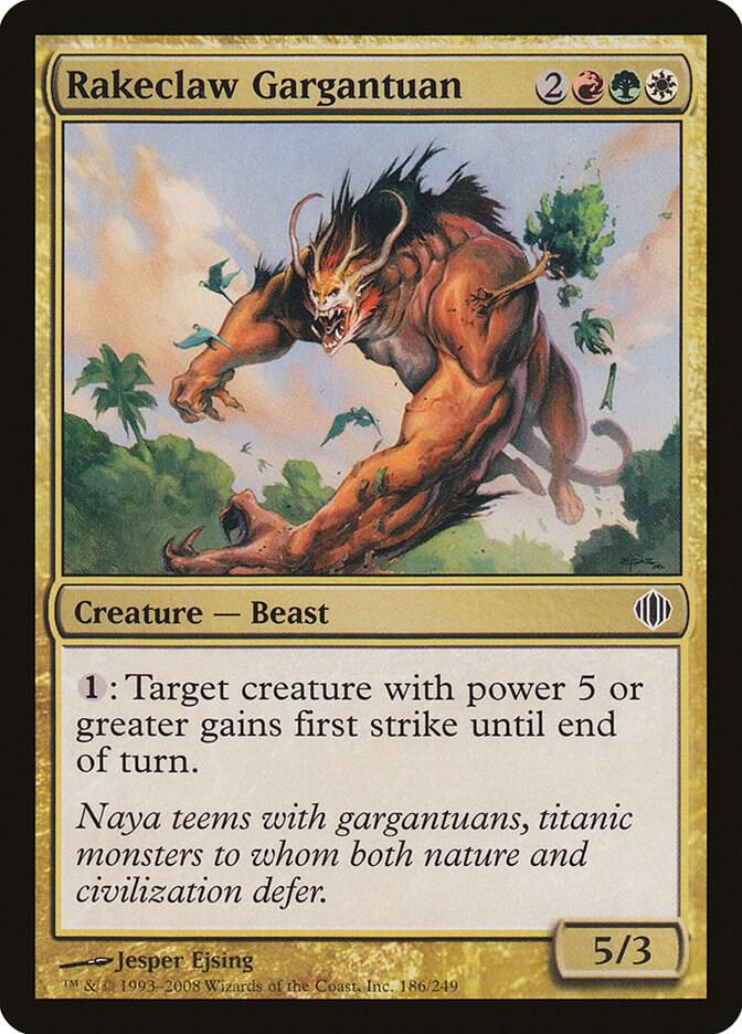 Rakeclaw Gargantuan, ALA, 186, NM, Foil