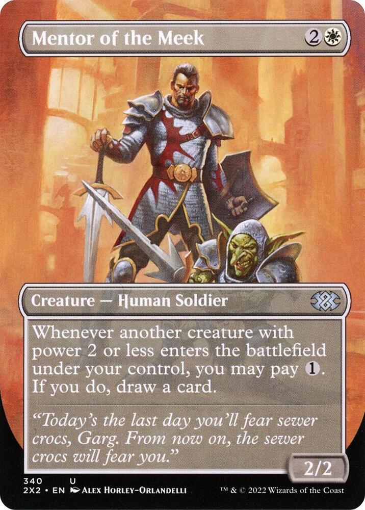Mentor of the Meek (Borderless), 2X2, 340, NM