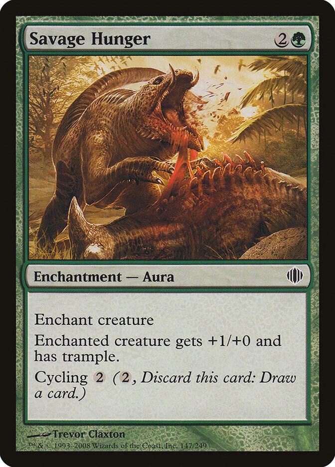 Savage Hunger, ALA, 147, NM, Foil