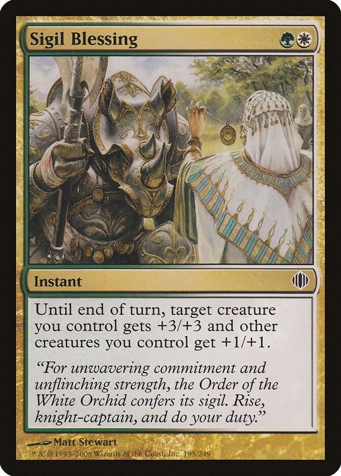 Sigil Blessing, ALA, 195, NM, Foil