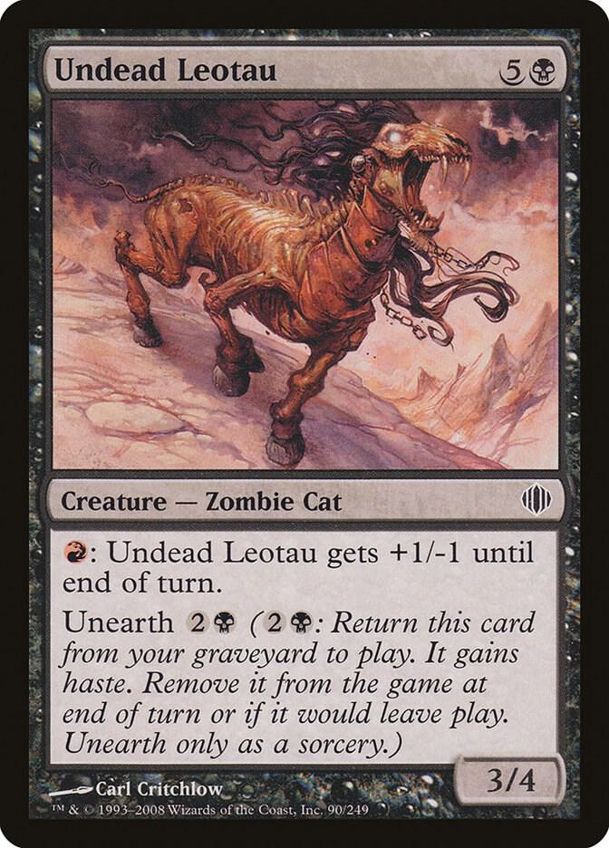 Undead Leotau, ALA, 90, NM, Foil