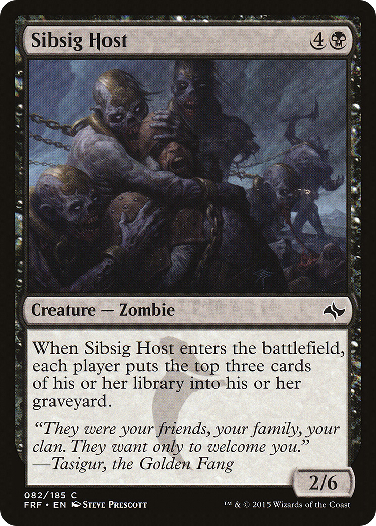 Sibsig Host (FRF) 82 - WZRD TCG