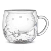 Hello Kitty Double Wall Glass - Glitter