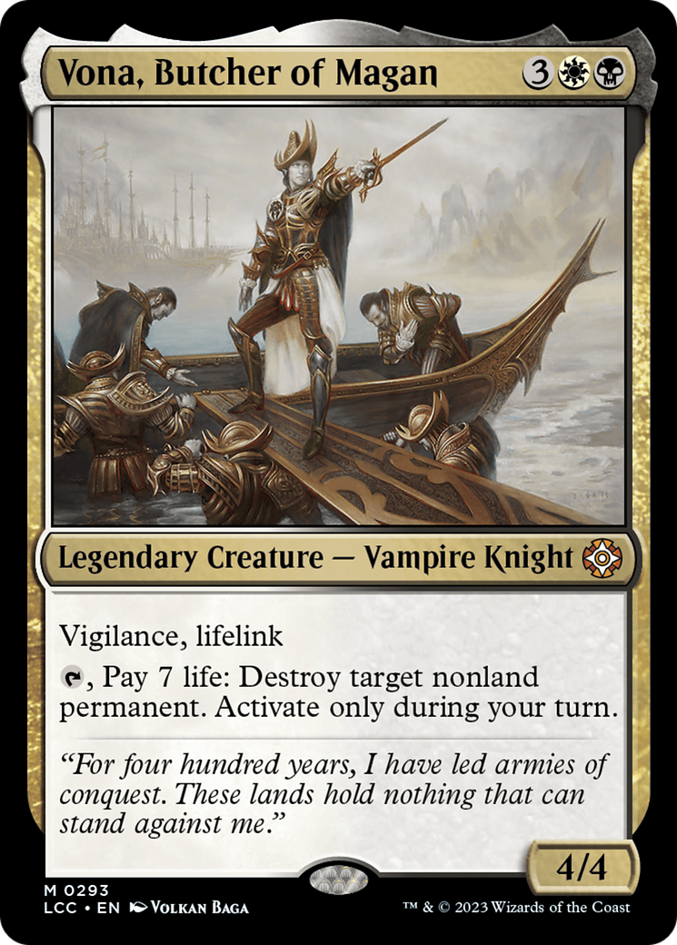 Vona, Butcher of Magan (LCC) 293 - WZRD TCG