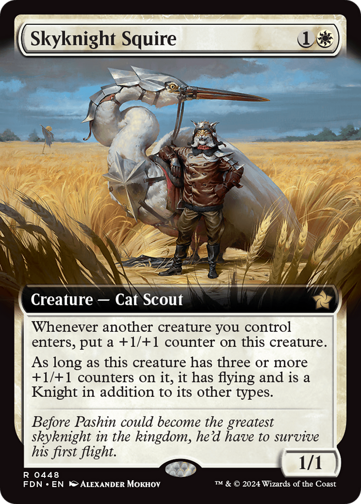 Skyknight Squire (FDN) 448 - WZRD TCG