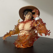 One Piece Ace half body figure