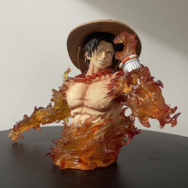 One Piece Ace half body figure