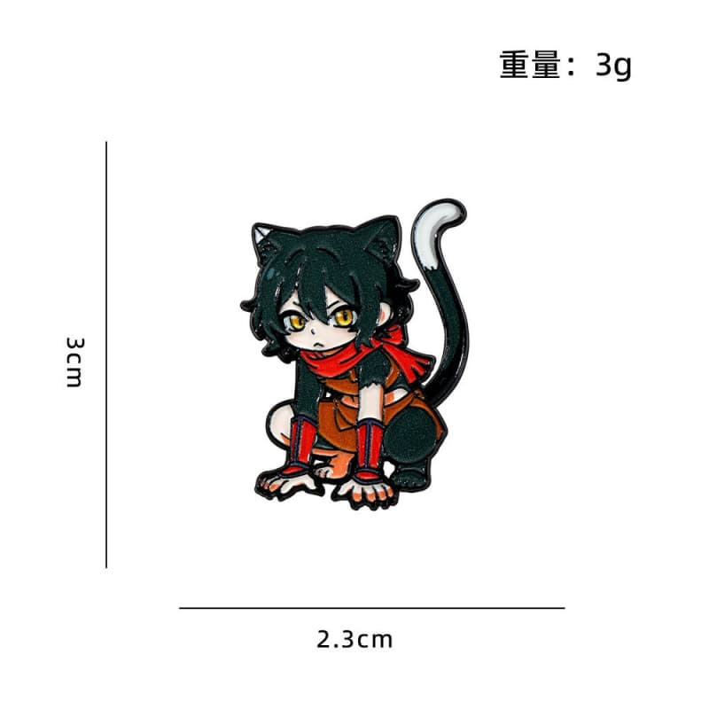 Delicious in Dungeon Alloy Enamel Badges Brooch Pins