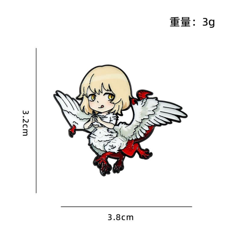 Delicious in Dungeon Alloy Enamel Badges Brooch Pins