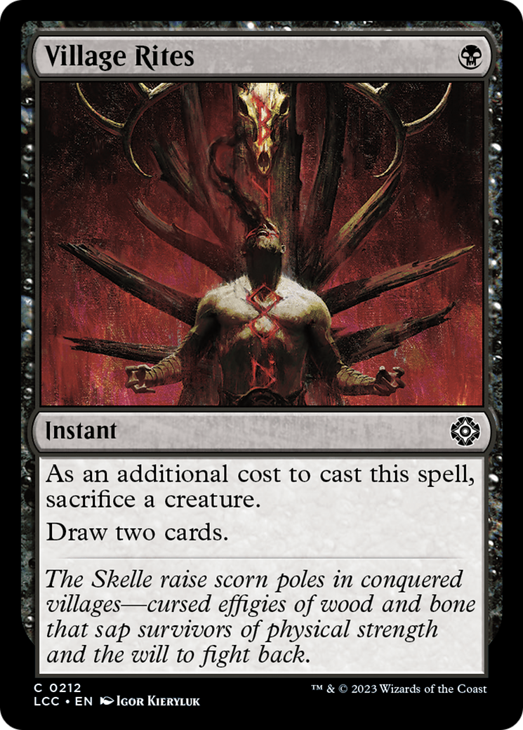 Village Rites (LCC) 212 - WZRD TCG