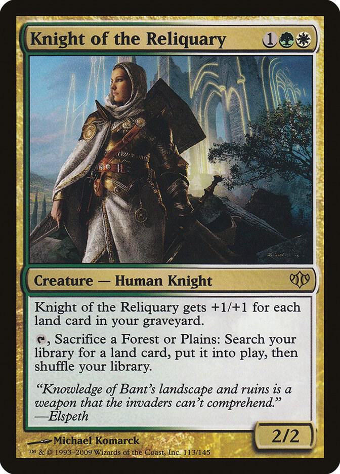 Knight of the Reliquary, CON, 113, NM