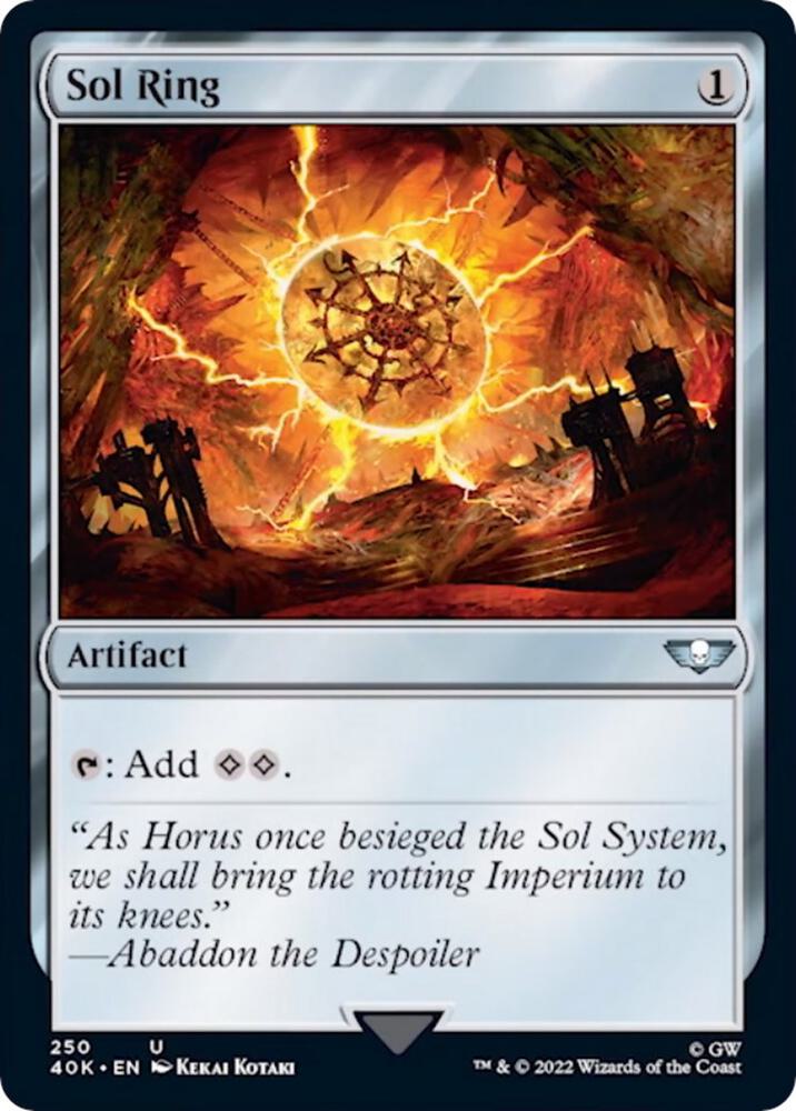 Sol Ring, 40K, 250, NM