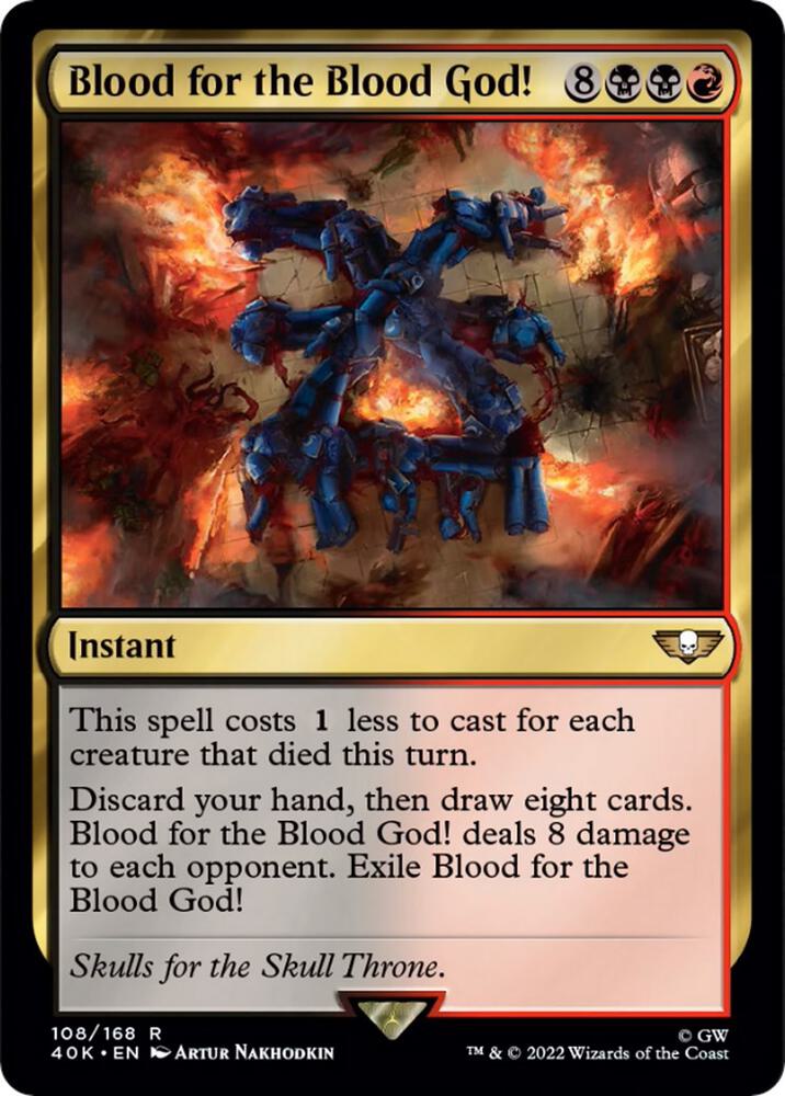 Blood for the Blood God!,, 108, Near Mint, Normal