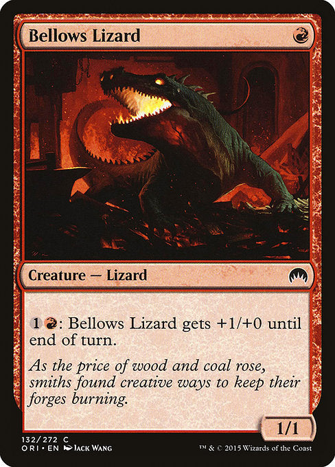 Bellows Lizard front