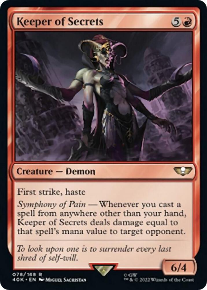Keeper of Secrets,, 78, Near Mint, Normal
