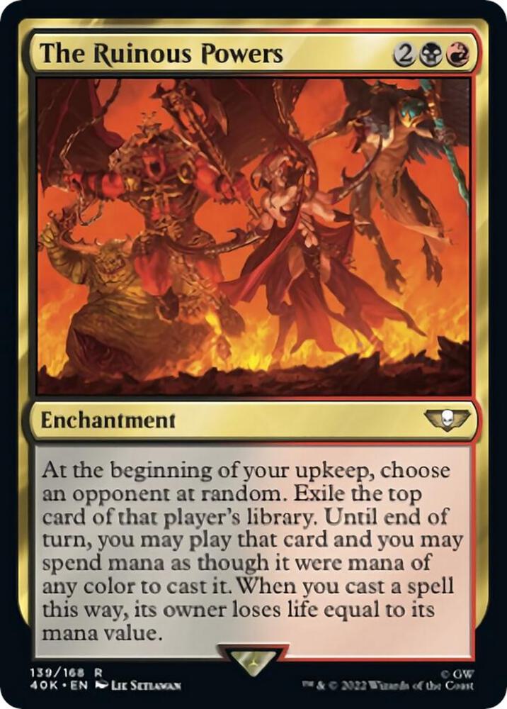 The Ruinous Powers, 40K, 139, NM
