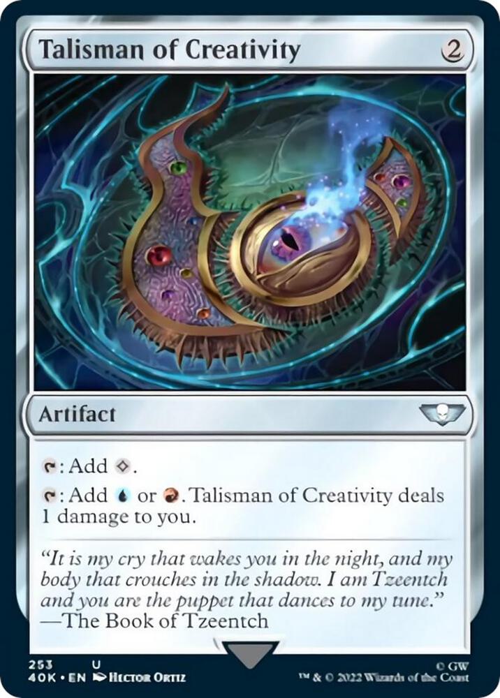 Talisman of Creativity, 40K, 253, NM