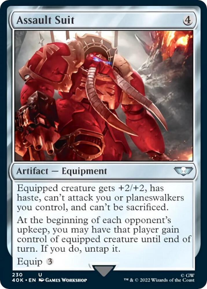 Assault Suit, 40K, 230, NM