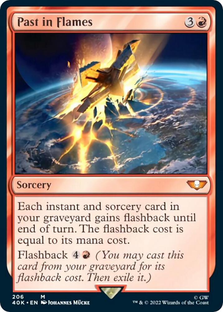Past in Flames, 40K, 206, NM