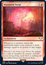 Warstorm Surge, 40K, 209, NM