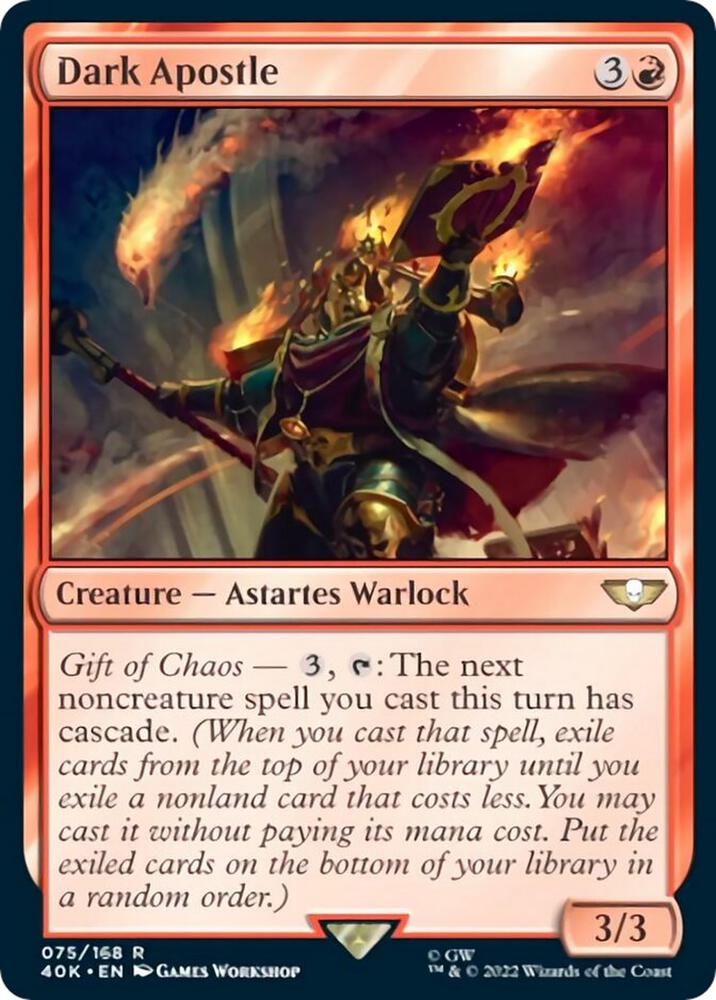 Dark Apostle, 40K, 75, NM