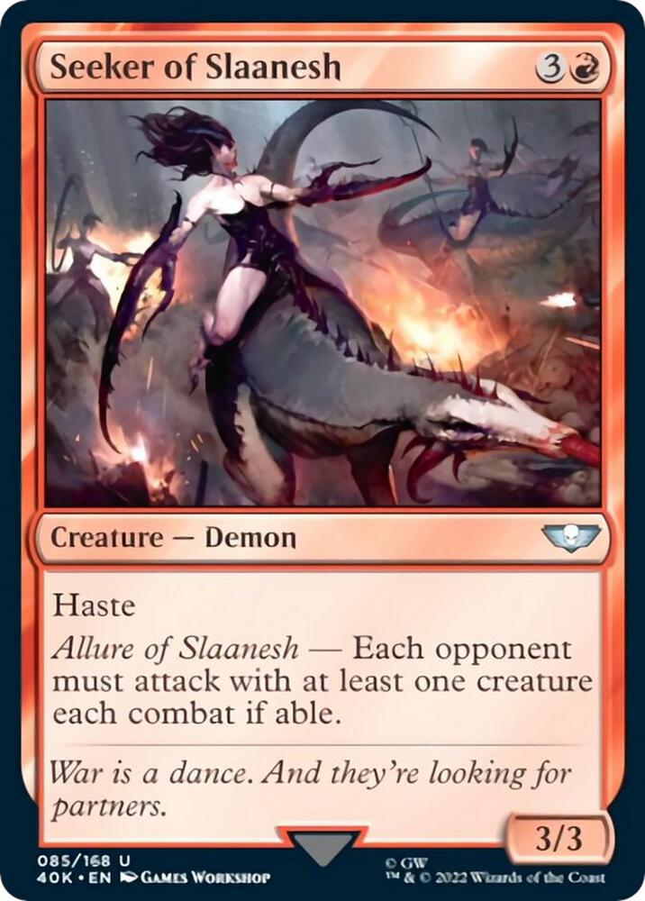 Seeker of Slaanesh, 40K, 85, NM
