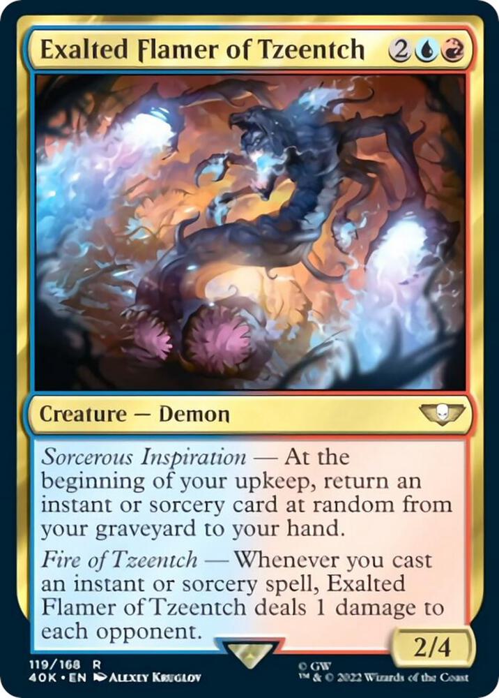 Exalted Flamer of Tzeentch,, 119, Near Mint, Normal