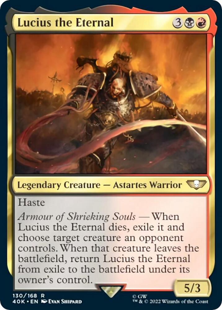 Lucius the Eternal, 40K, 130, NM