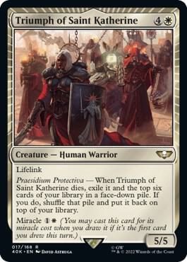 Triumph of Saint Katherine (Surge Foil),, 17, Near Mint, Foil