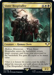 Sister Hospitaller (Surge Foil),, 141, Near Mint, Foil