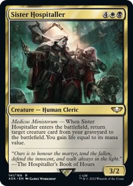 Sister Hospitaller (Surge Foil),, 141, Near Mint, Foil