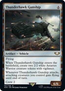 Thunderhawk Gunship (Surge Foil),, 167, Near Mint, Foil