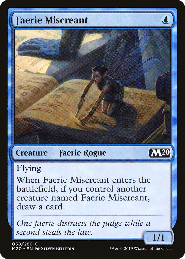 Faerie Miscreant (M20) 58 - WZRD TCG