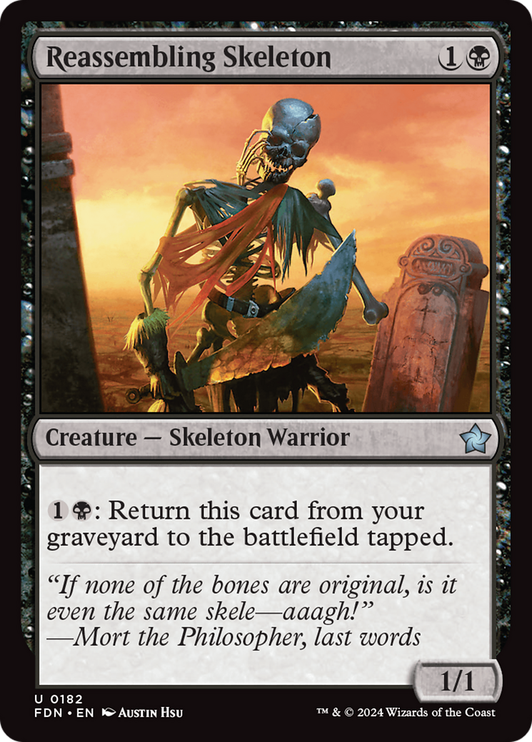 Reassembling Skeleton (FDN) 182 - WZRD TCG