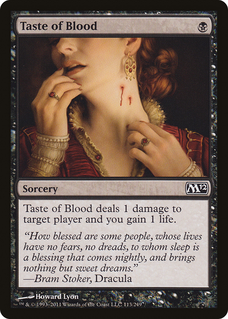 Taste of Blood (M12) 113 - WZRD TCG