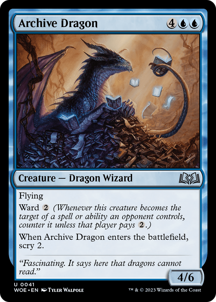 Archive Dragon (WOE) 41 - WZRD TCG