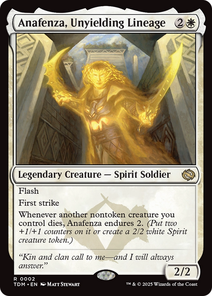 Anafenza, Unyielding Lineage (TDM) 2 - WZRD TCG