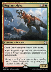 Regisaur Alpha front