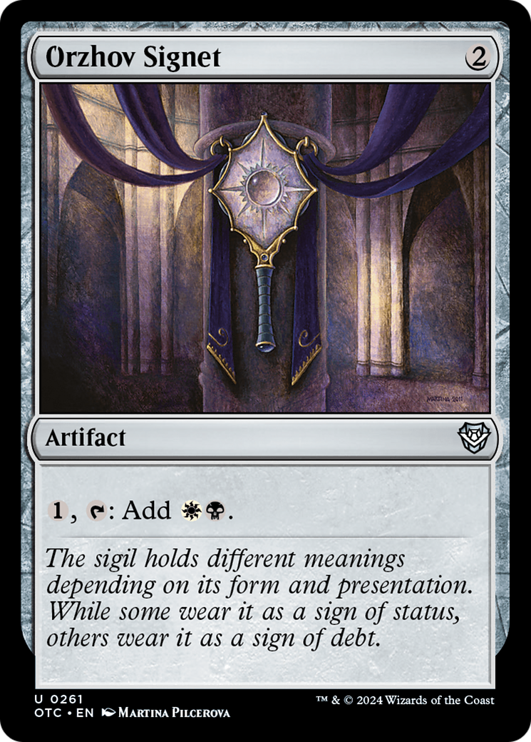 Orzhov Signet (OTC) 261 - WZRD TCG