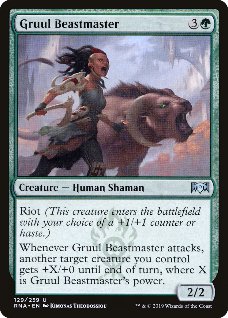 Gruul Beastmaster (RNA) 129 - WZRD TCG